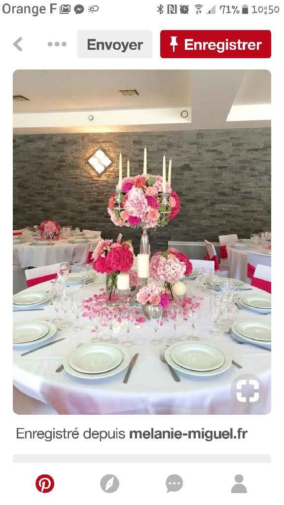 Prix bouquet chandelier centre de table 💐 - 1