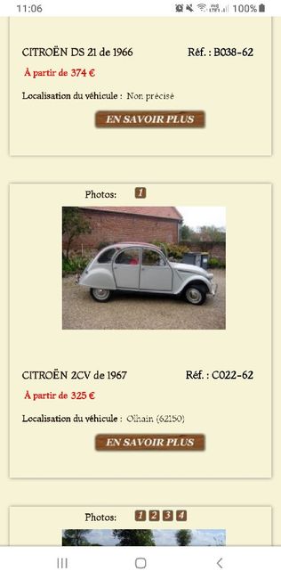 Recherche voiture 1