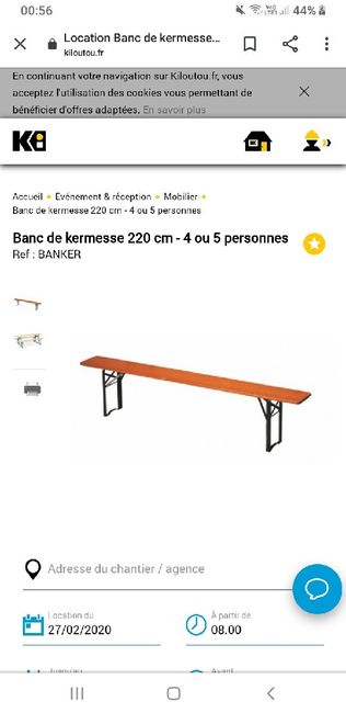 Cérémonie laïque et banc 1