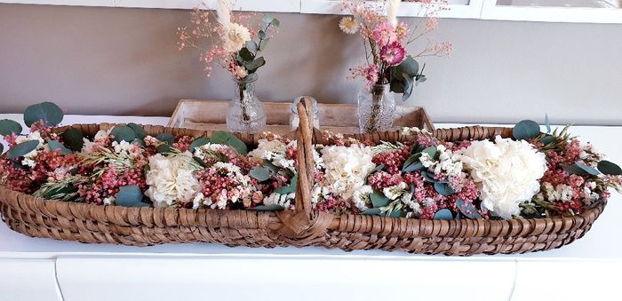 Essai des fleurs pour centre de table 4