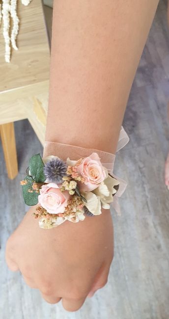 Reception des fleurs bouquets bracelet .... 8