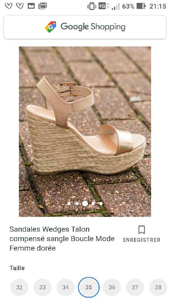 Sandales compensées - 2