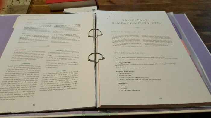 Paperasse du mariage à classer - 2
