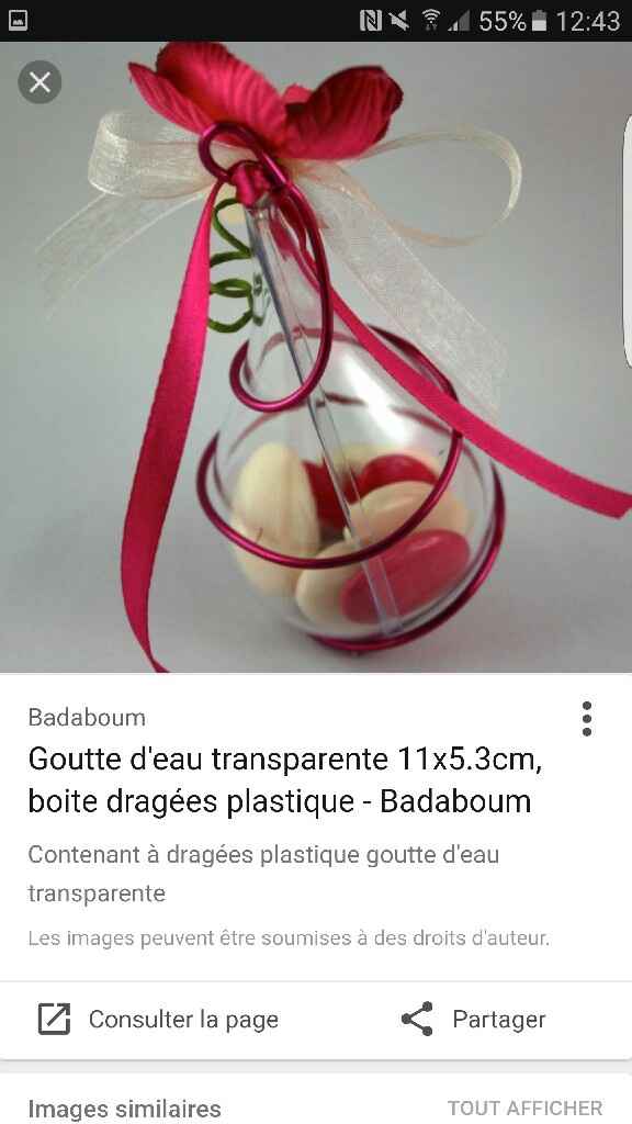 Deco contenant à dragées - 1
