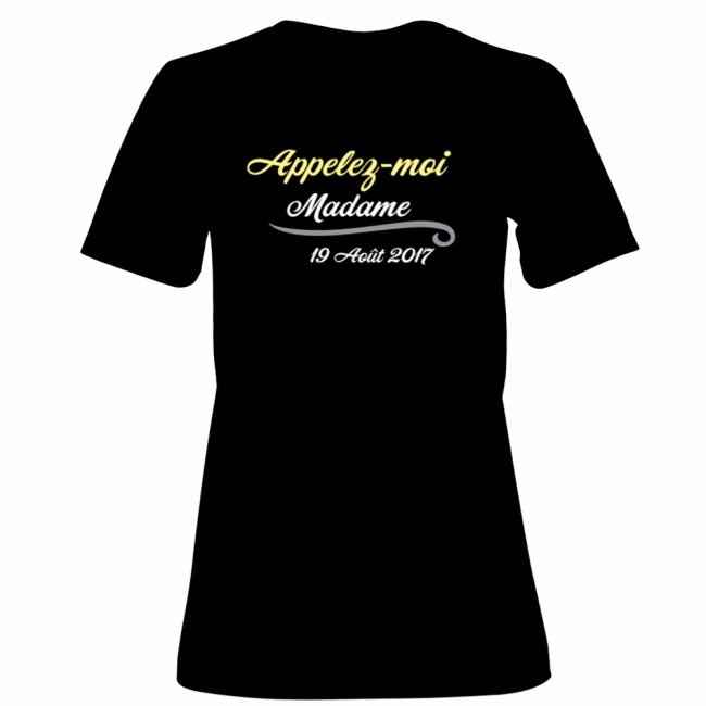 Tee shirt de Madame