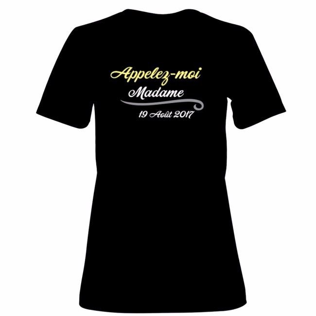 Tee shirt de Madame