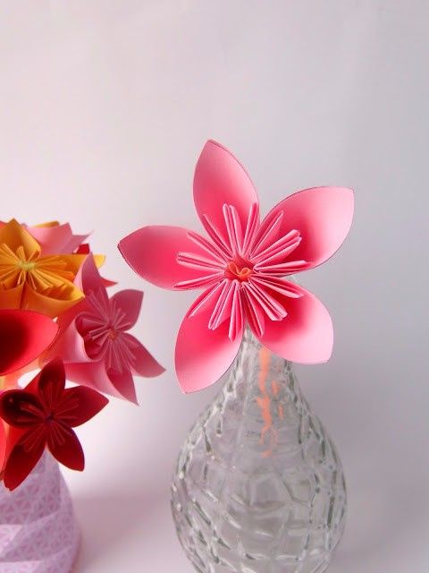 origami fleurs