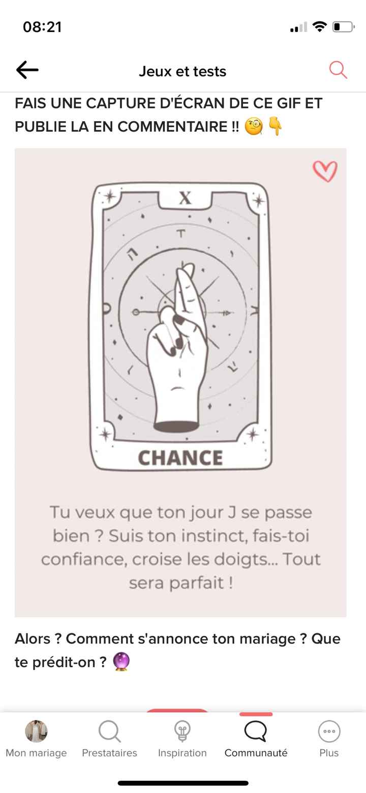 La chance te sourit 🔮😃 - 1