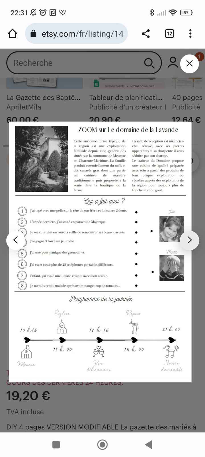 Gazette des mariés - 2