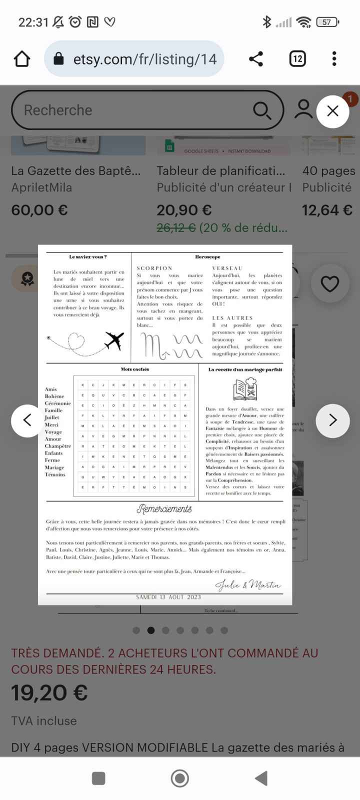 Gazette des mariés - 4