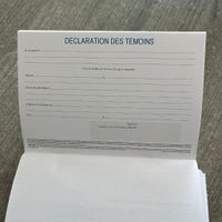 Attestation de témoin - 1