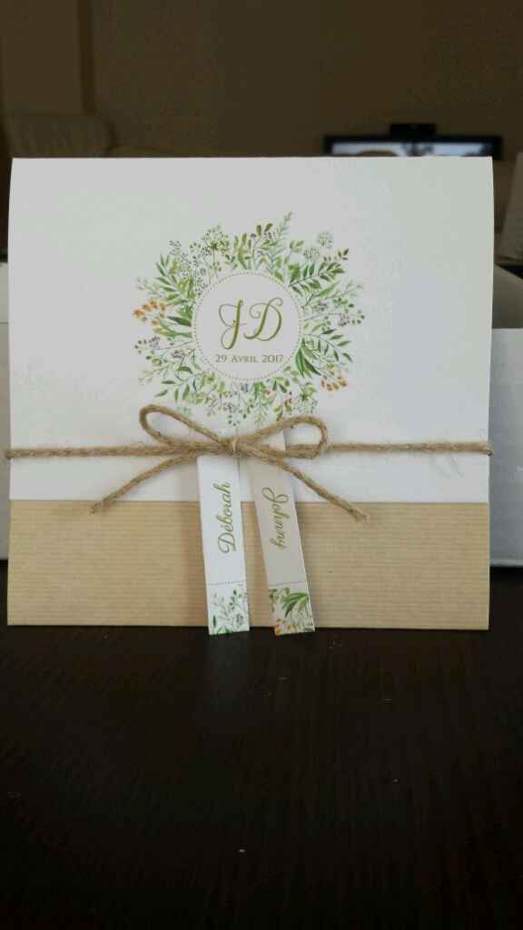 Faire parts reçus! - 1