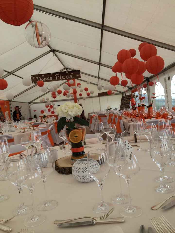 La déco de tables de nos invités.