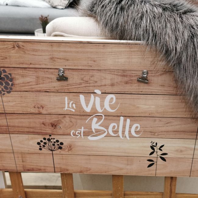 Cette déco pour accrocher tes photos le jour J ? 3