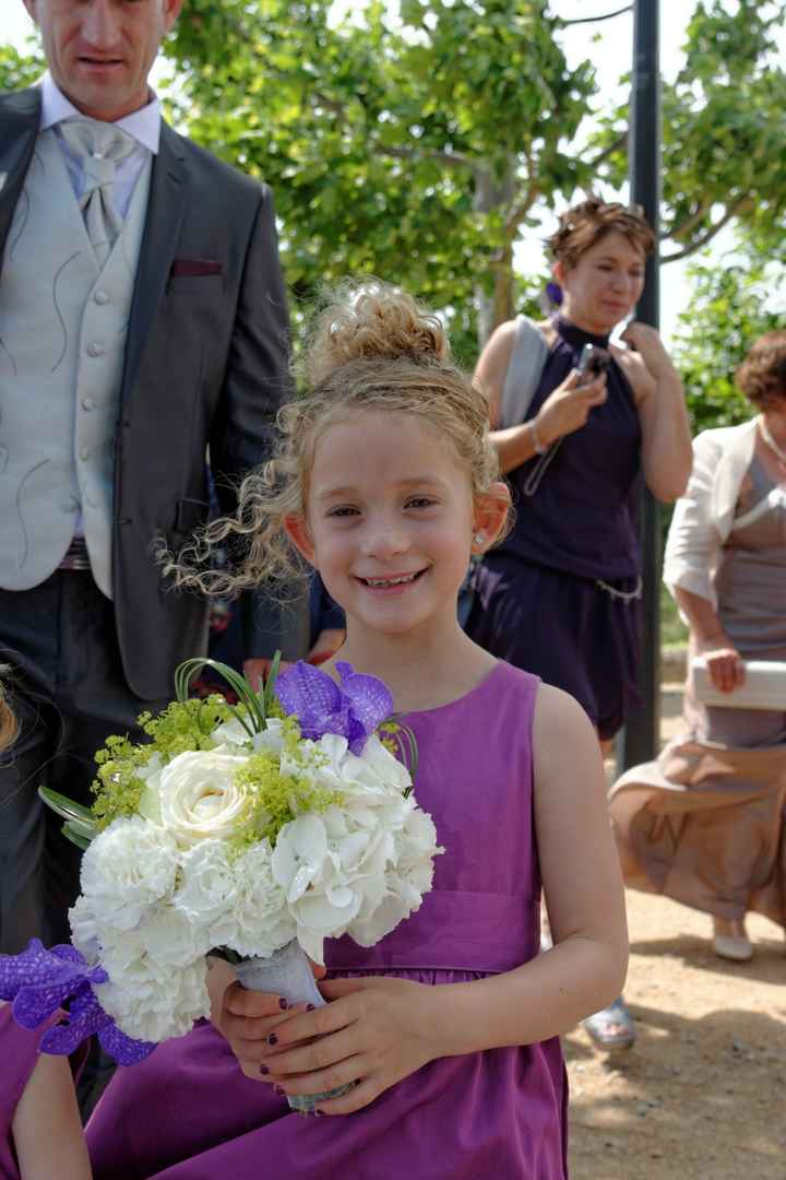 Ma grande puce avec mon bouquet!