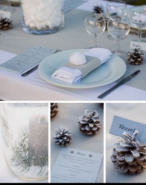 Inspiration mariage thème hiver... noël !!! 10