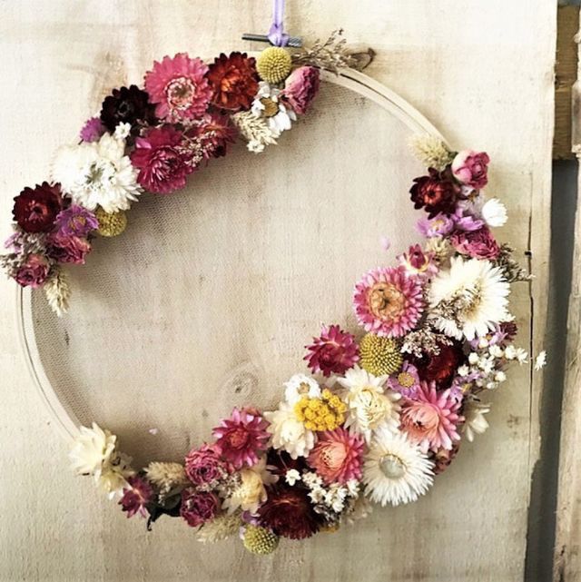 Nouveauté diy .... tambour fleur séchée ! - 2