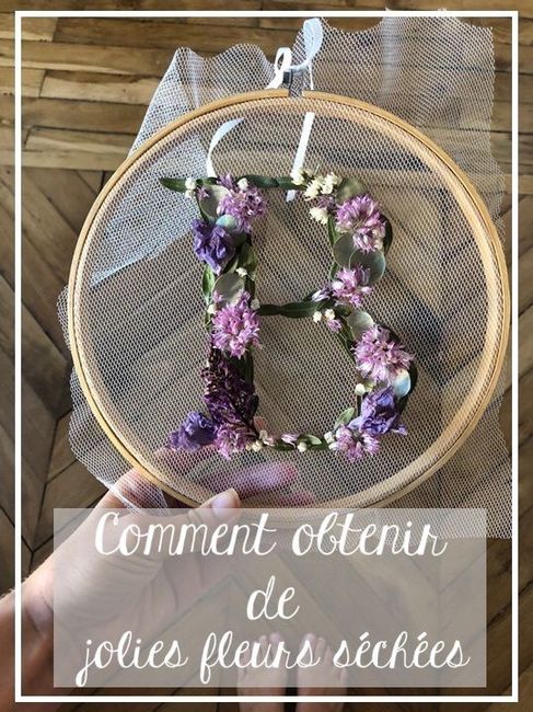 Nouveauté diy .... tambour fleur séchée ! - 6