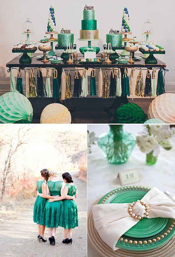 Inspiration mariage Emerald Green - 12