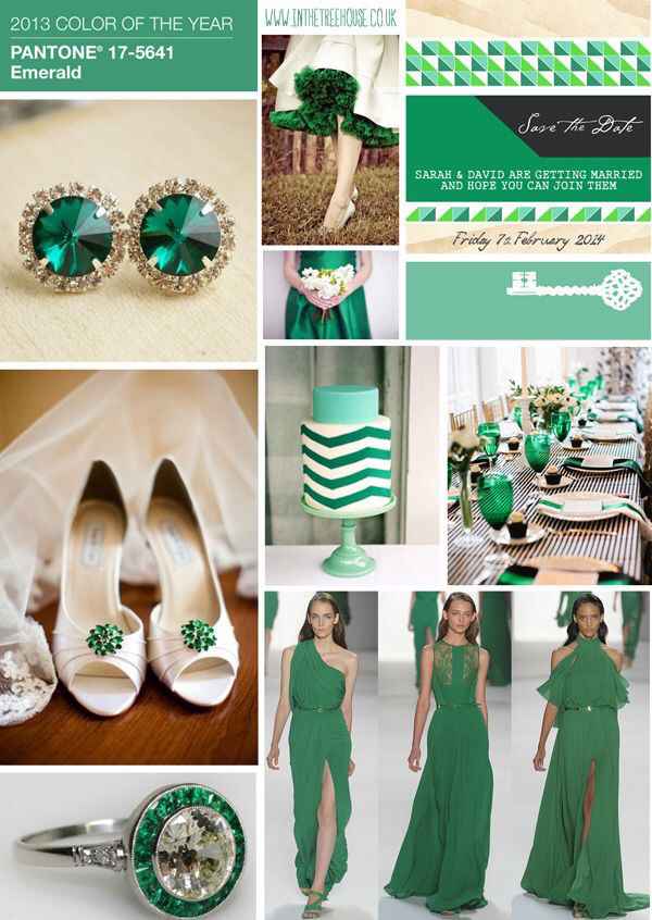 Inspiration mariage Emerald Green - 23