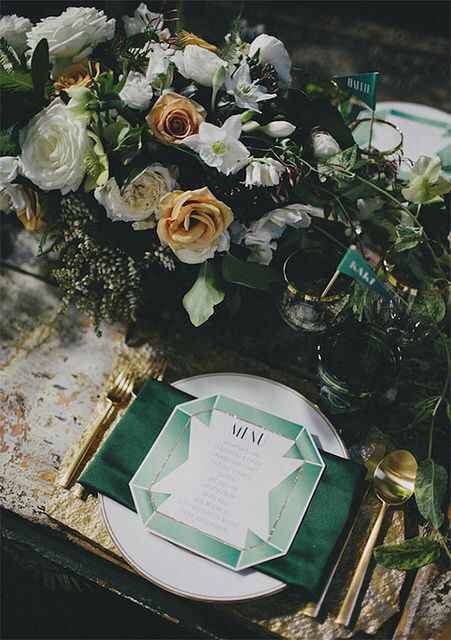 Inspiration mariage Emerald Green - 29