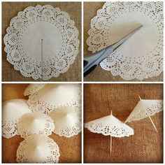 Diy avec napperon papier .... - 3