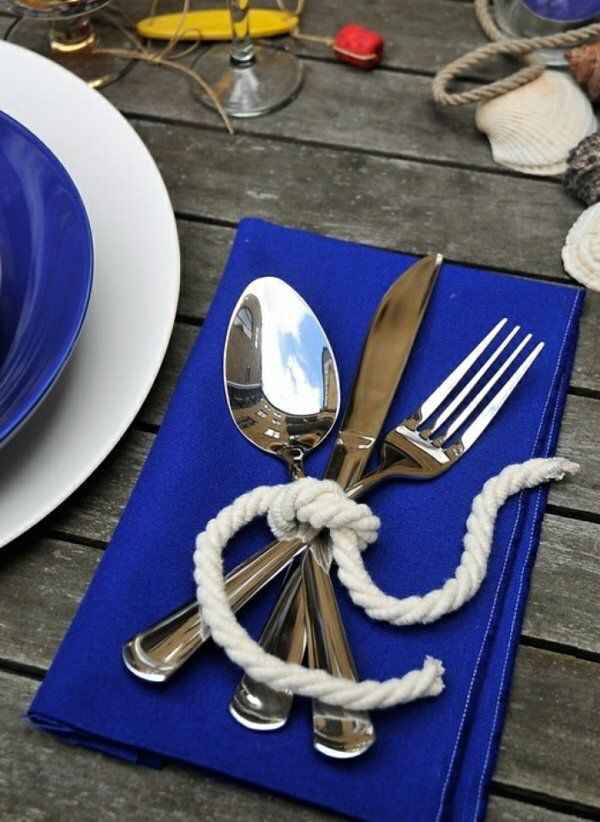 Inspiration mariage marin - 3