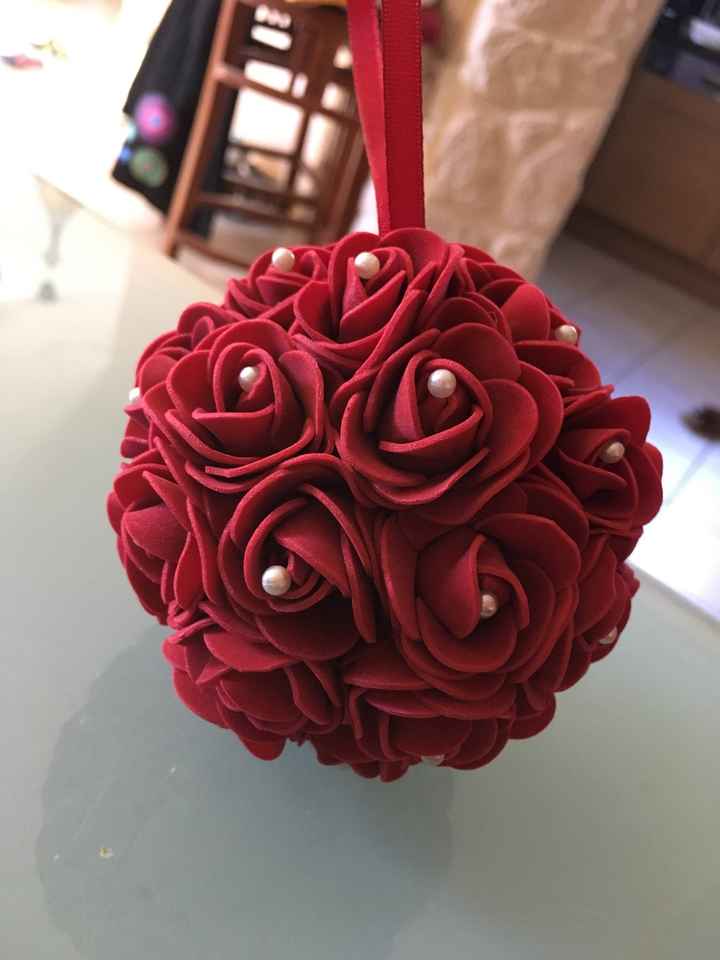  Diy boule fleur piquet - 1