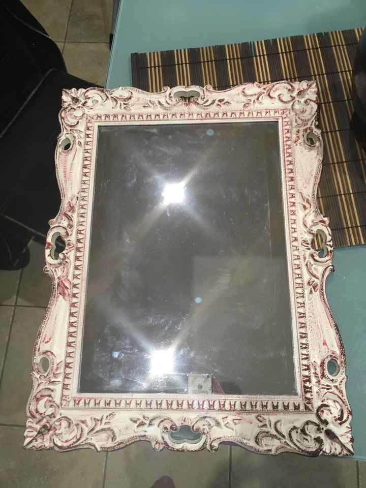  Diy ... cadre miroir pour menu ! Vos avis - 1