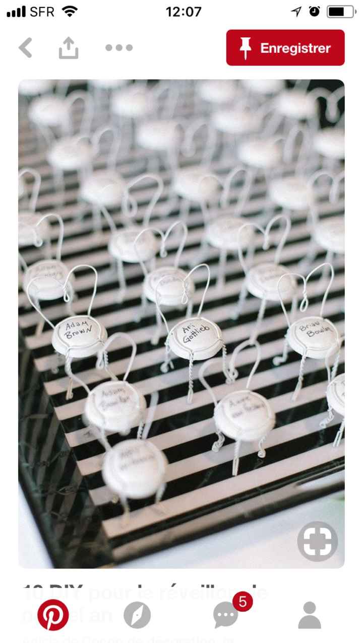  Idee et alternative plan de table : escort card - 1