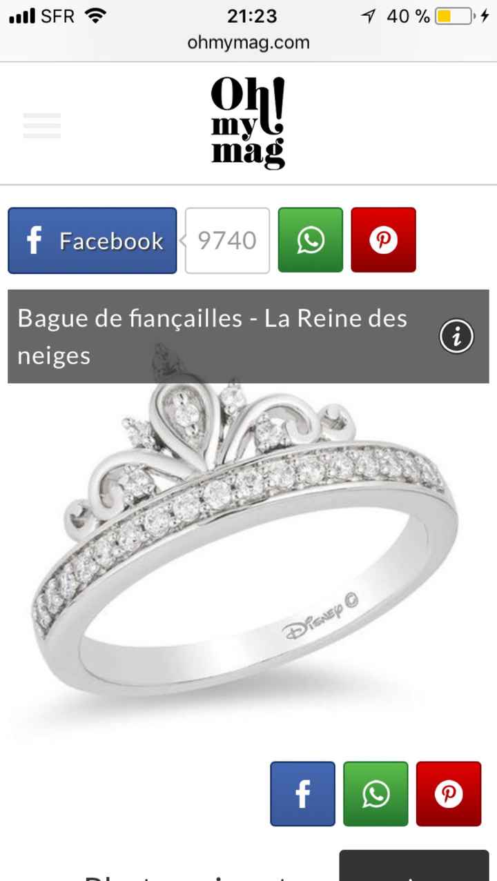  Fan de Disney .... bijoux et bague de fiançailles 😍 - 10