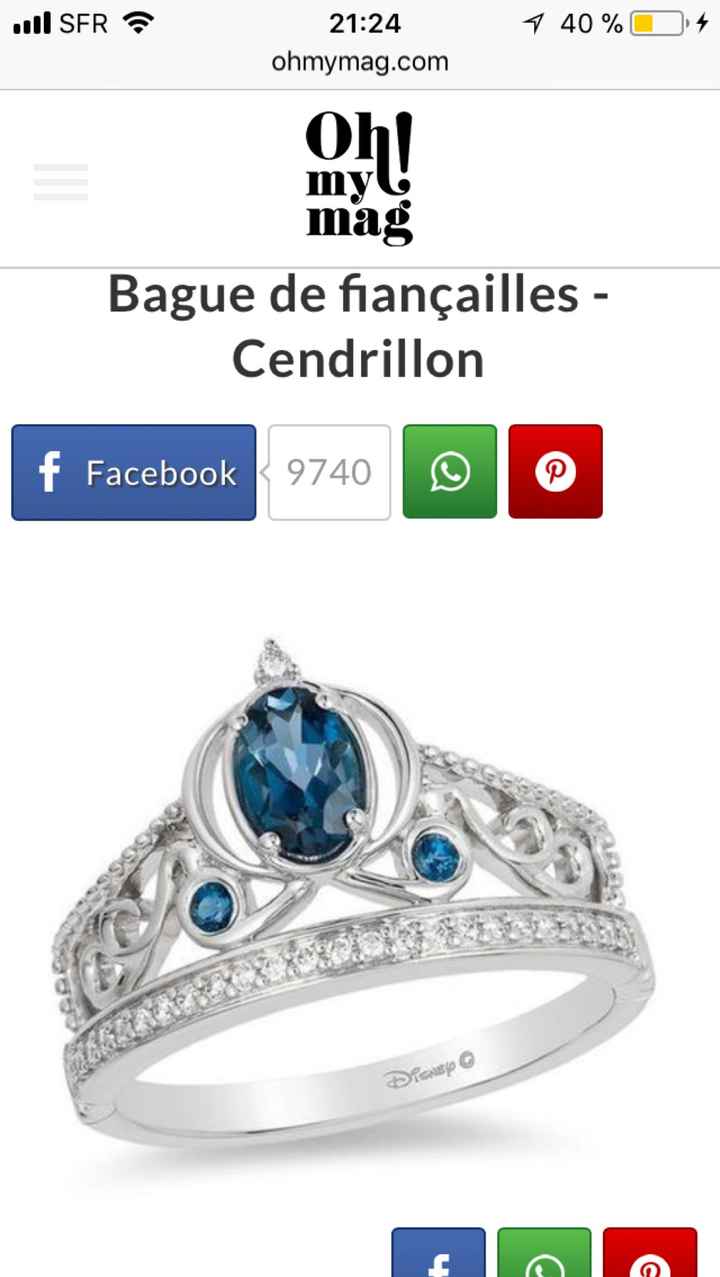  Fan de Disney .... bijoux et bague de fiançailles 😍 - 13