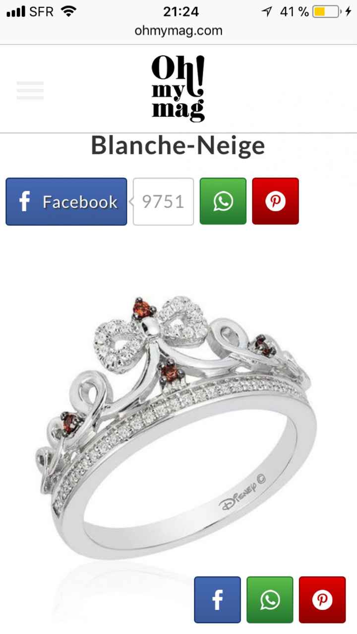  Fan de Disney .... bijoux et bague de fiançailles 😍 - 17