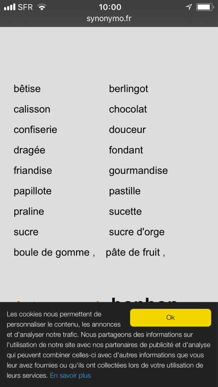 Petits noms pour mes bonbonnières ? - 1