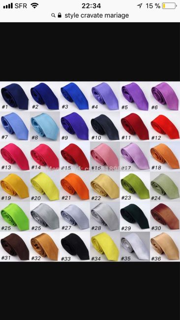 Différentes variantes cravates !!! 12