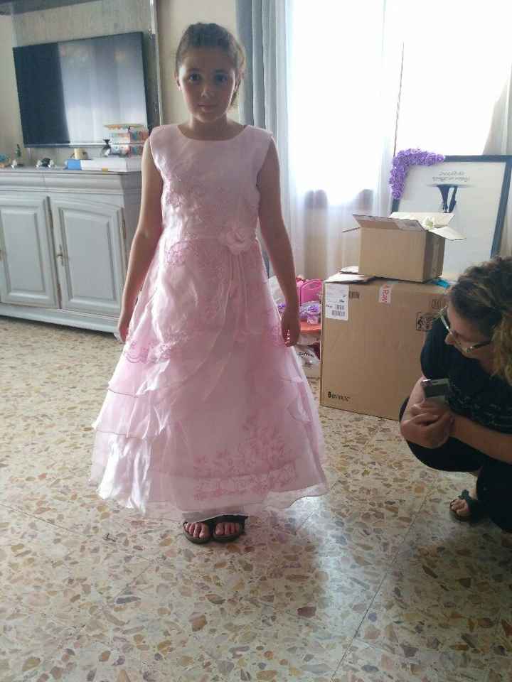 Montrez moi vos robes rose pâle enfant demoiselle d'honneur! - 2