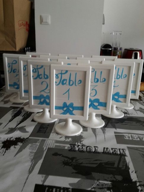 Numeros de table diy - 1