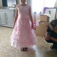 Montrez moi vos robes rose pâle enfant demoiselle d'honneur! - 2