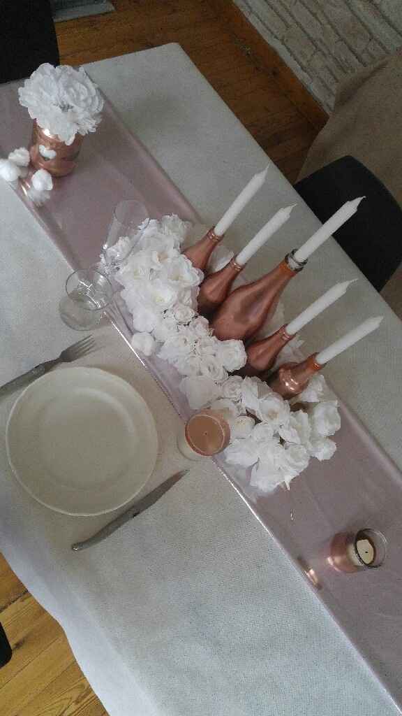 Mon centre de table :  qu'en dites vous ? - 1