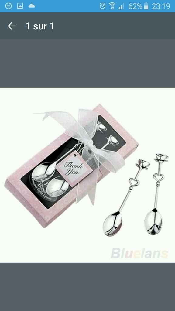 Idée cadeaux pour les invités, validée et commandée ! ! - 1