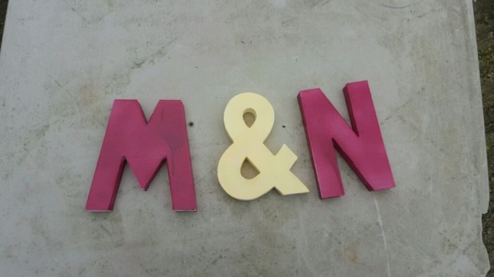 Lettres pour table gâteau - 2