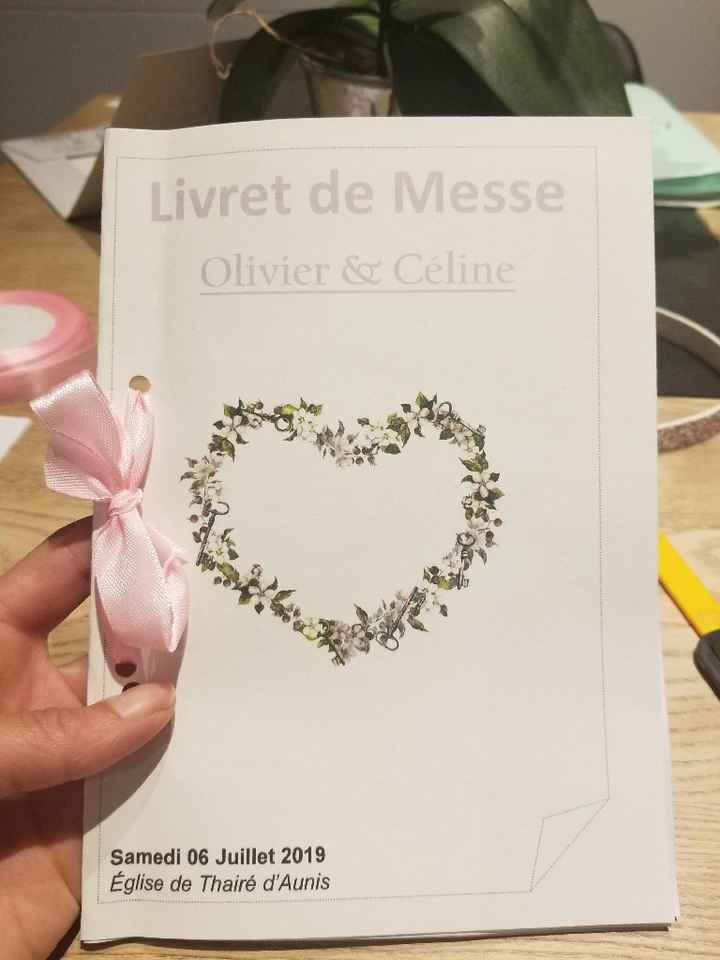 Livret de messe - 1