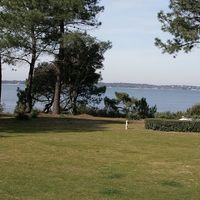 Vue de la salle sur le bassin d'arcachon 