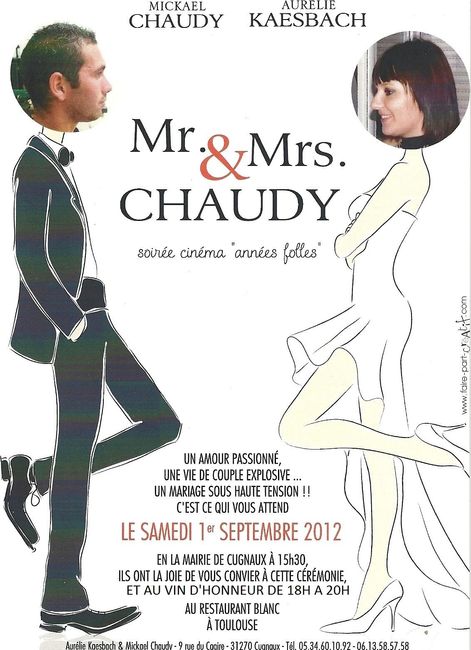 faire-part vin d'honneur