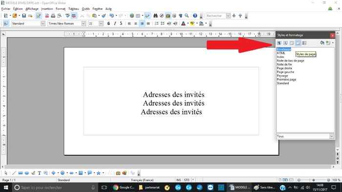 Imprimer des adresses sur des enveloppes 2