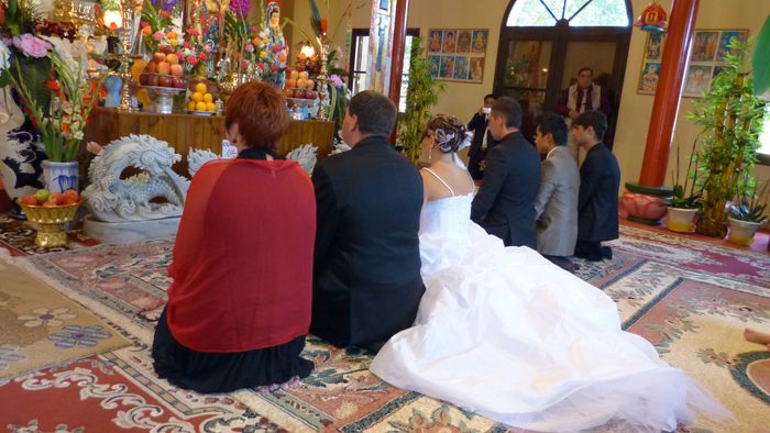 ceremonie à la pagode