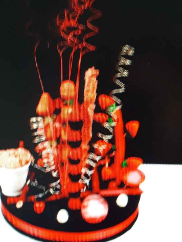 centre de table bouquet de bonbons