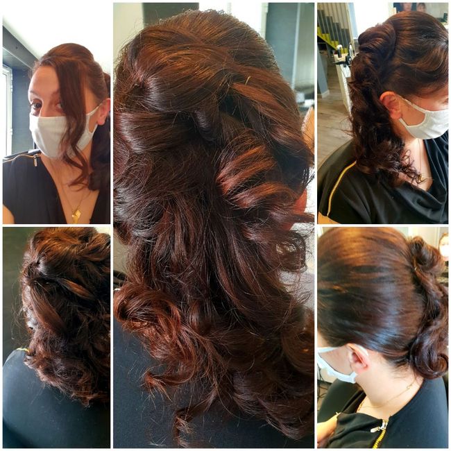 1Er essai coiffure 😁. 1