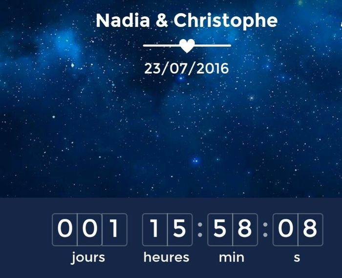 Décompte et petite question !!!! - 1