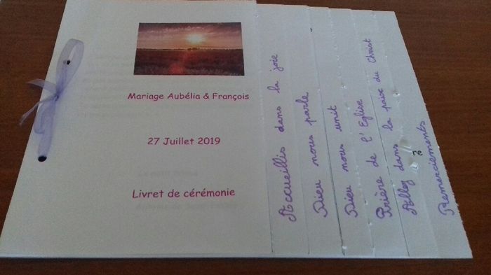 Livret de messe - 2